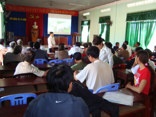 Kết quả triển khai chương trình tập huấn kỹ thuật của Trạm Bảo vệ thực vật Huyện Buôn Đôn Năm 2015