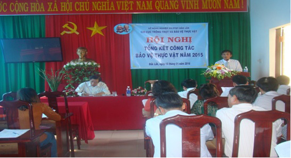 Hội nghị Tổng kết công tác Bảo vệ thực vật năm 2015